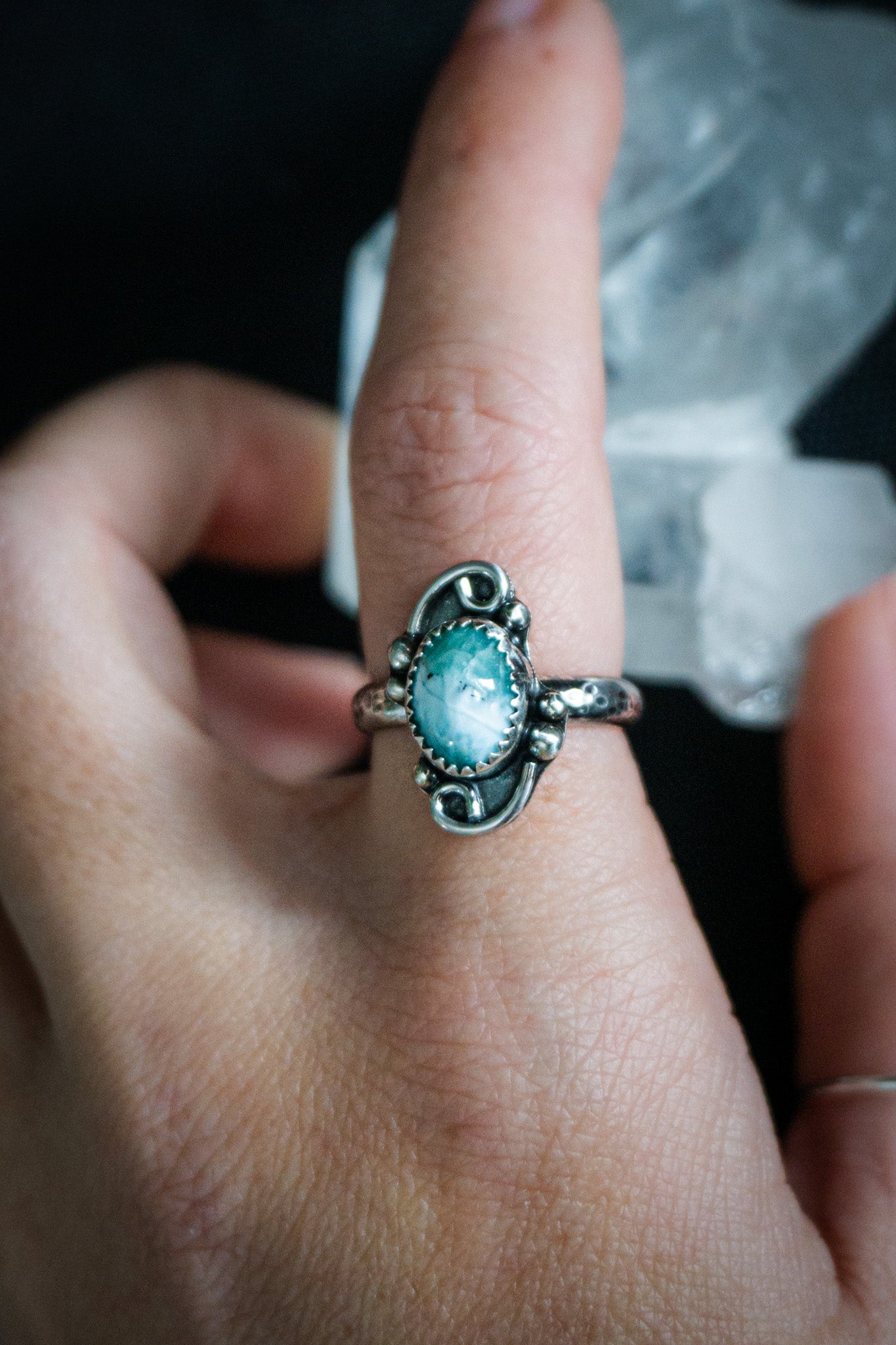 Larimar Ring
