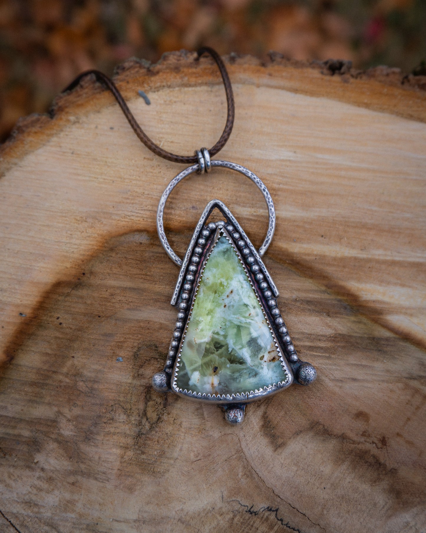 Prehnite Pendant