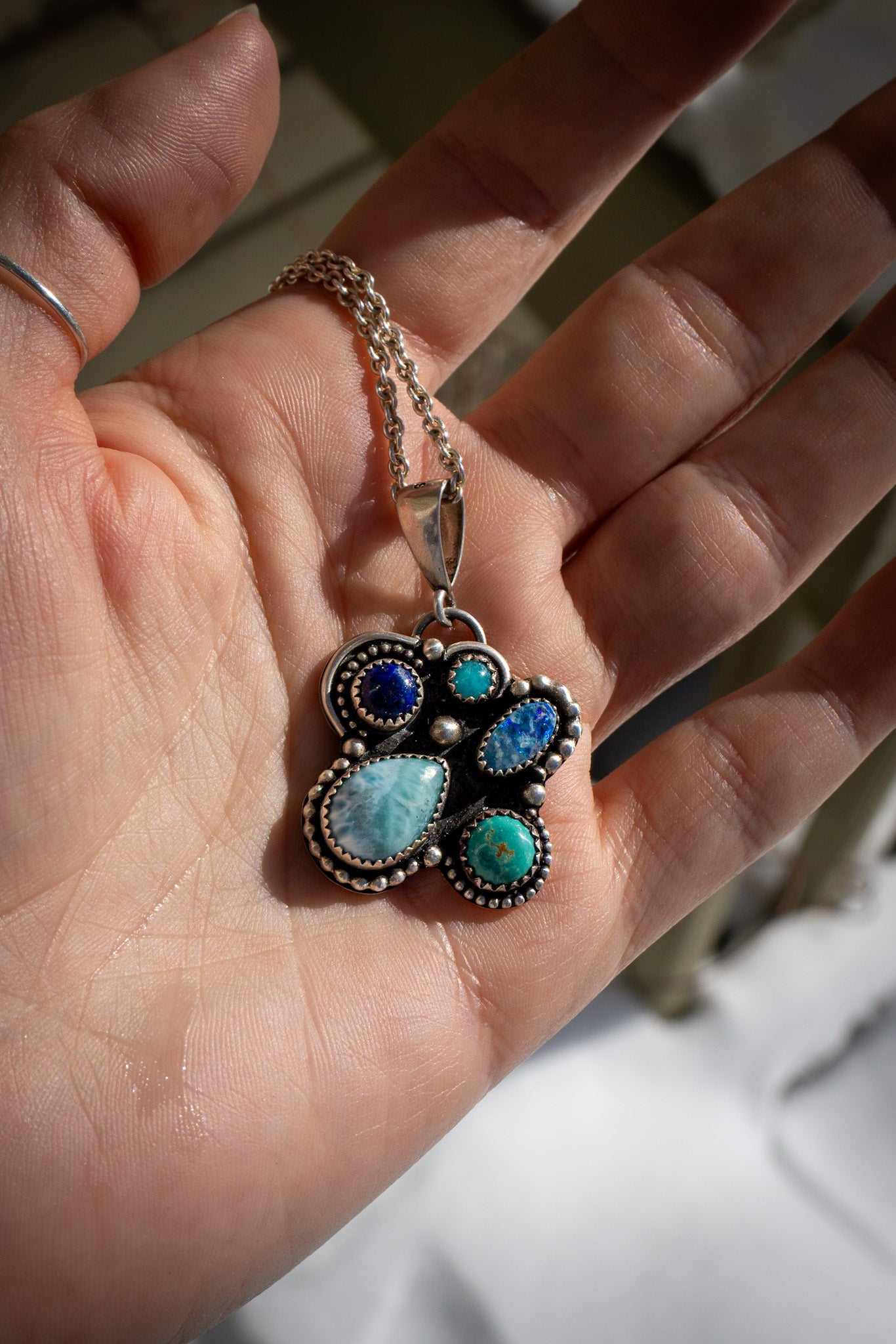 Blue Medley Necklace