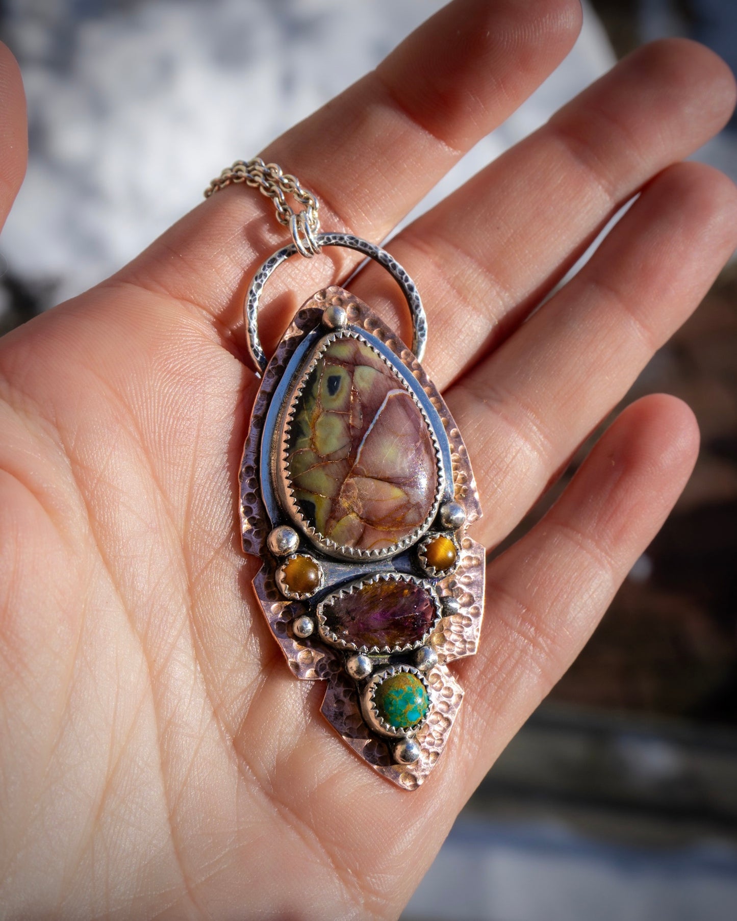 Butterfly Jasper Relic