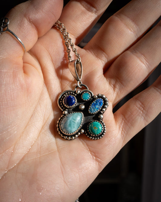 Blue Medley Necklace