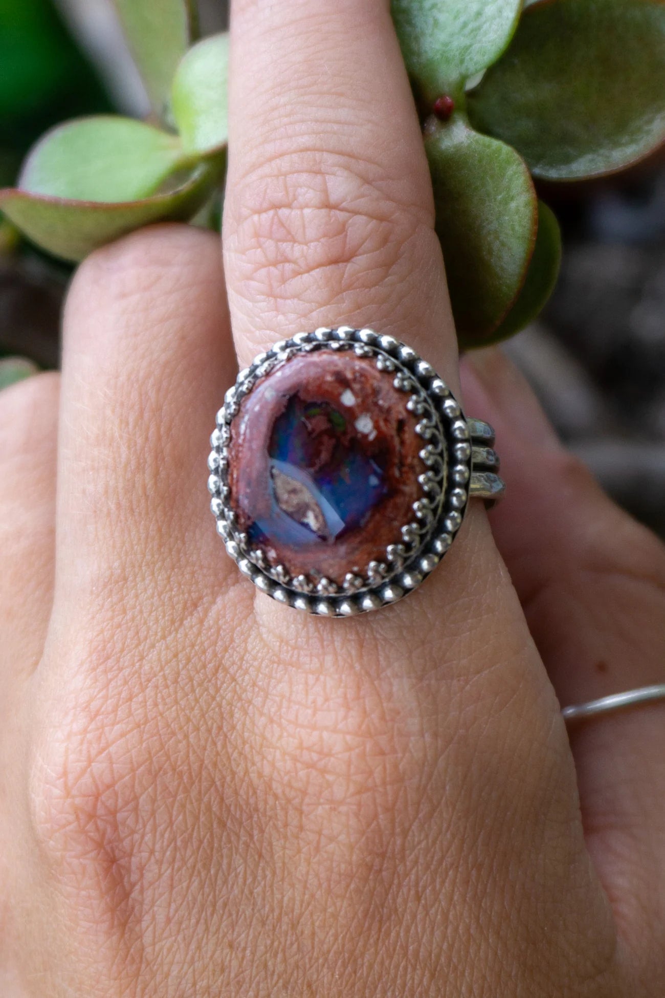 GALAXY OPAL RING SIZE 9 3/4